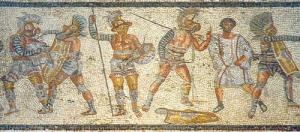 gladiator mosaic